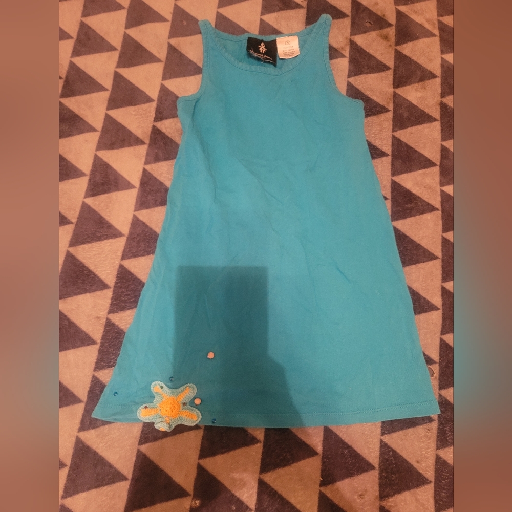 Girl's Teal, Tank Top, Dress
